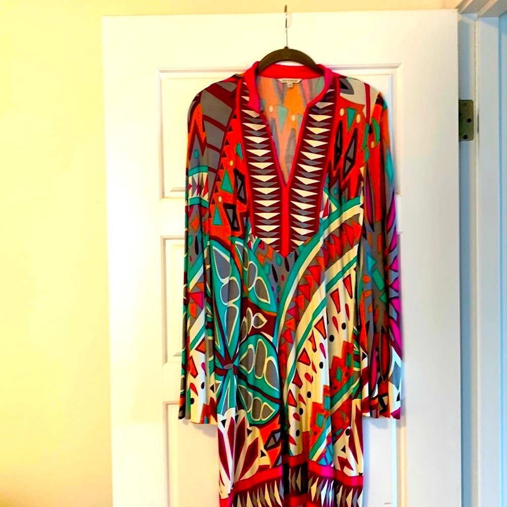 Colorful Bohemian style dress in an XS.